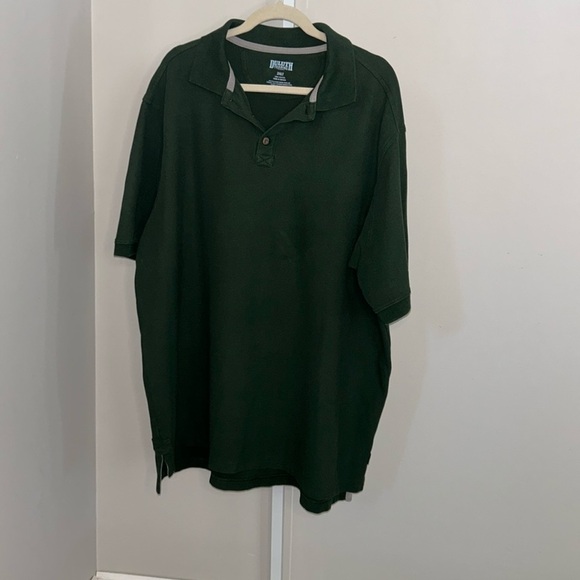 Duluth Trading Mountain Green No Polo Shirt Size 2XLT - Picture 1 of 7